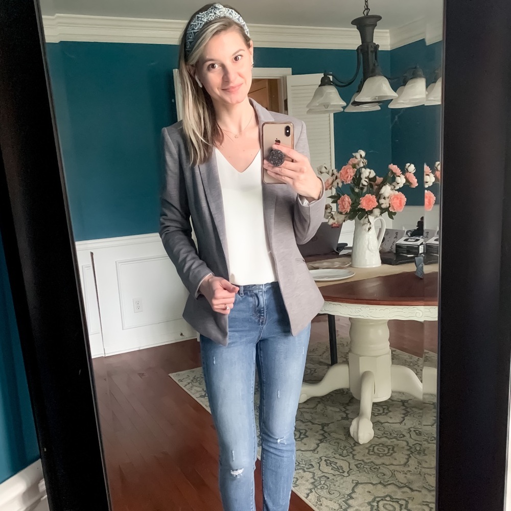 H&M Heather Grey Blazer